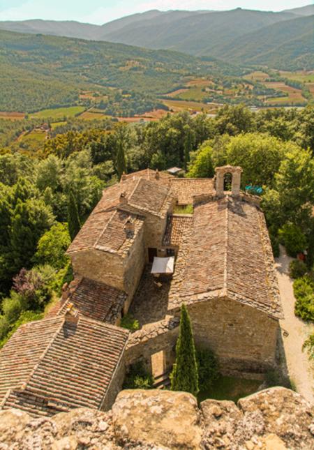 True Umbria Castle Rental Castello Del Falco Aerial 03 True Umbria Castle Rental Castello Del Falco Aerial 03