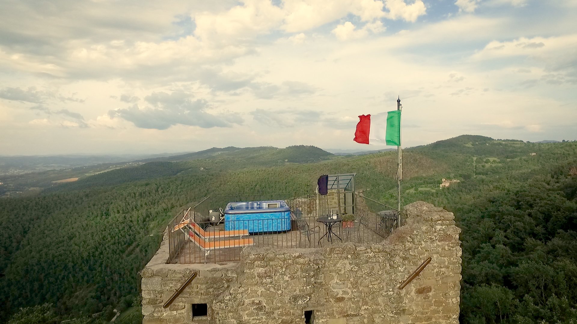 True Umbria Castle Rental Castello Del Falco Aerial 04 True Umbria Castle Rental Castello Del Falco Aerial 04